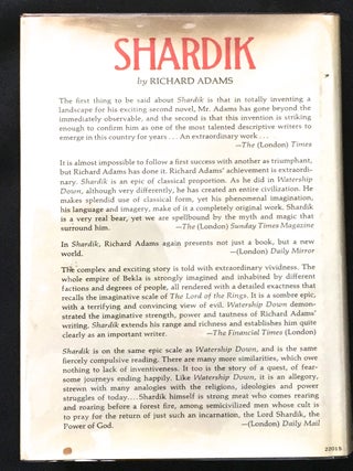 SHARDIK; A Novel
