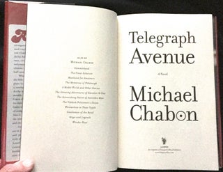 TELEGRAPH AVENUE; A Novel