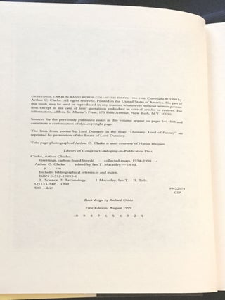 GREETINGS, CARBON-BASED BIPEDS!; Collected Essays 1934 - 1998