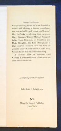THE AMERICANS; Fifty talks on our life and times by Alistair Cooke