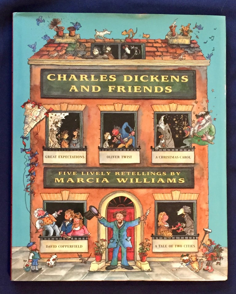Item #6130 CHARLES DICKENS AND FRIENDS; retold and illustrated by Marcia Williams. Marcia Williams.