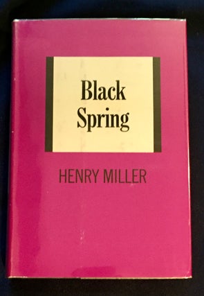 Item #6138 BLACK SPRING. Henry Miller