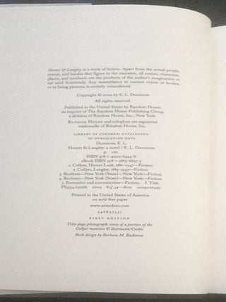 HOMER & LANGLEY; A Novel