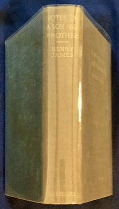 NOTES OF A SON AND BROTHER; By Henry James / Illustrated
