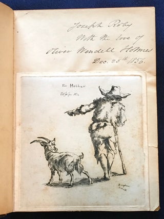 Item #6306 POEMS; By Oliver Wendell Holmes. / New and Enlarged Edition. Oliver Wendell Holmes Sr
