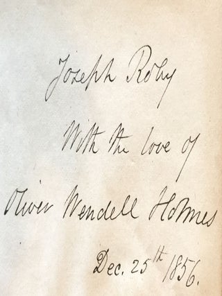 POEMS; By Oliver Wendell Holmes. / New and Enlarged Edition.