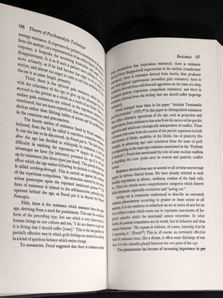 THEORY OF PSYCHOANALYTIC TECHNIQUES