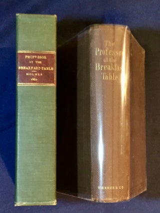 Item #6435 THE PROFESSOR AT THE BREAKFAST-TABLE; With the Story of Iris. Oliver Wendell Holmes Sr