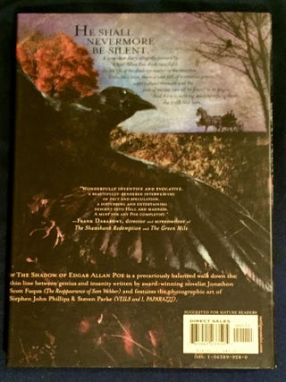 IN THE SHADOW OF EDGAR ALLAN POE; Written by Jonathan Scott Fuqua / Digital Illustration by Steven Parke / Photography by Stephen John Phillips / Lettering by Susan Mangan