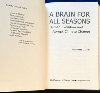 A BRAIN FOR ALL SEASONS; Human Evolution & Abrupt Climate Change