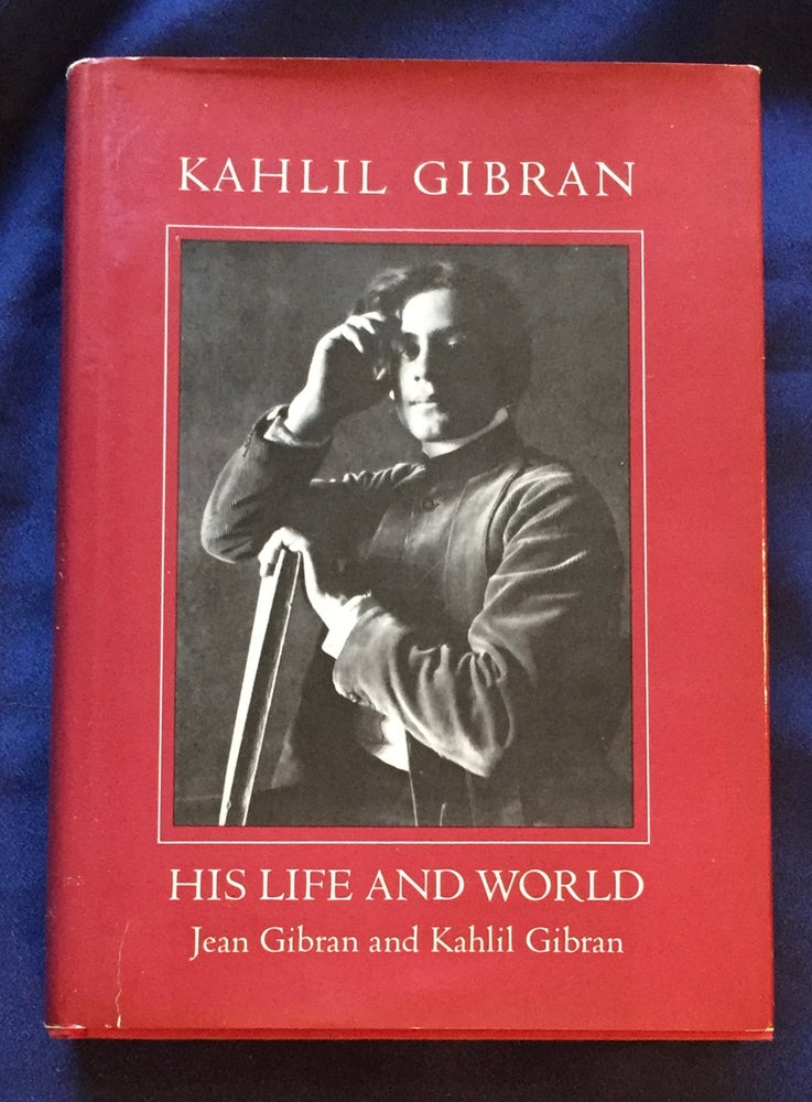 Item #6495 HIS LIFE AND WORLD;. Jean Gibran, Kahlil Gibran.