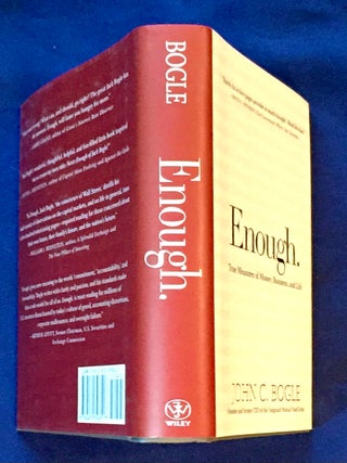 ENOUGH.; True Measures of Money, Business, and Life