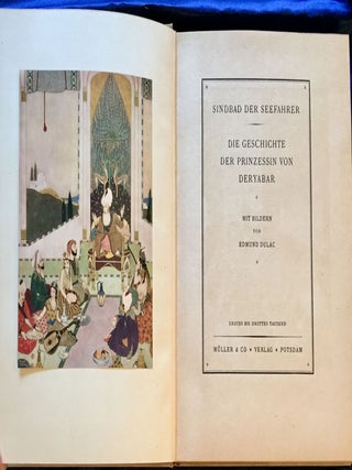 Item #6560 SINDBAD DER SEEFAHRER; Die Prinzessin von Deryabar / Mit Bildern von Edmund Dulac /...