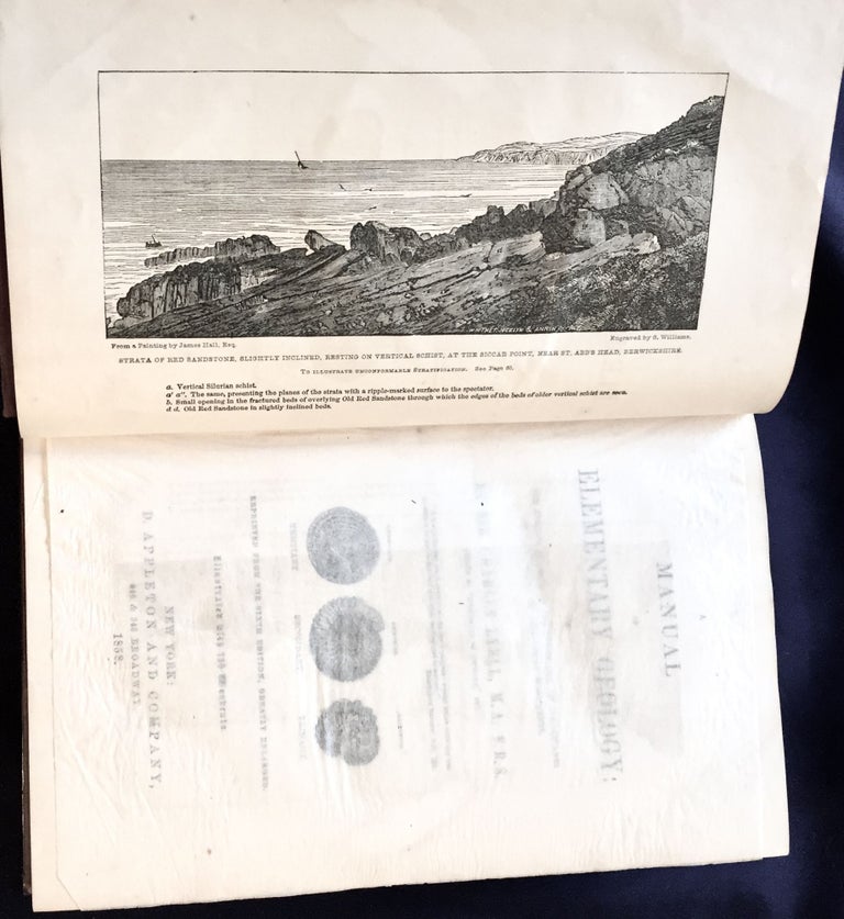Item #6601 A MANUAL OF ELEMENTARY GEOLOGY; By Sir Charles Lyell, M.A. F.R.S. / Revised from the Sixth Edition, Greatly Enlarged / Illustrated with 750 Woodcuts. Sir Charles Lyell.