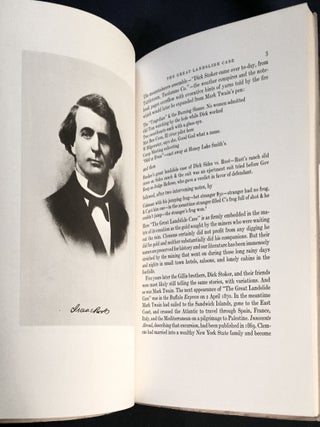 THE GREAT LANDSLIDE CASE; by Mark Twain / Three Versions / With Editorial Comment by Frederick Anderson and Edgar M. Branch