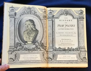 Item #6675 THE HISTORY OF TOM JONES; A Foundling / By Henry Fielding, Esq. / With Illustrations...