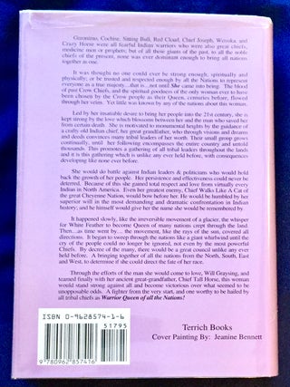 WARRIOR QUEEN OF THE INDIAN; By Richard Barry / Edited by Ann Reo and Carole Perazzo