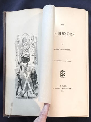 THE COMIC BLACKSTONE; By Gilbert Abbott a Beckett / With Illustratins by GEORGE CRUIKSHANK