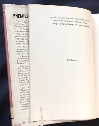 ENEMIES OF THE STATE; An Account of the Trials of The Mary Eugenia Surratt Case / The Teapot Dome Case / The Alphonse Capone Case / The Rosenberg Case / By Francis X. Busch
