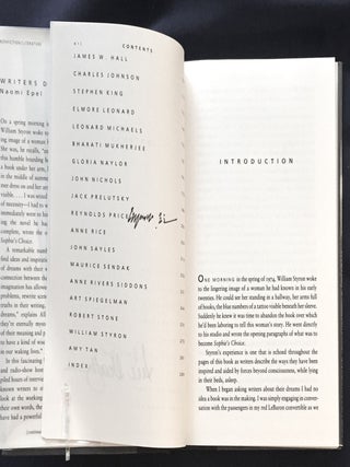 WRITERS DREAMING
