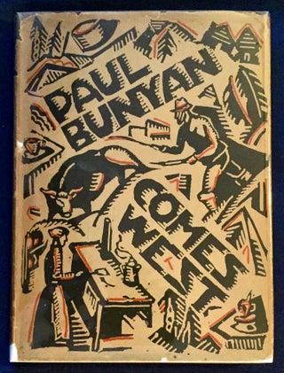 Item #6863 PAUL BUNYAN COMES WEST; By Ida Virginia Turney / With Illustrations by Helen Rhodes....