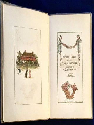 Item #6864 MOTHER GOOSE; or the Old Nursery Rhymes / Illustrated by Kate Greenaway / engraved and...