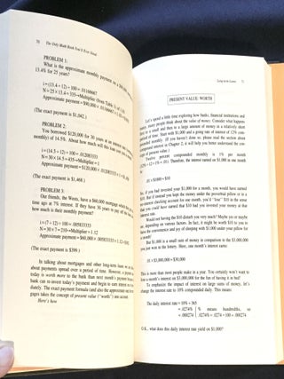 THE ONLY MATH BOOK YOU'LL EVER NEED; Practical Step-by-Step Solutions to Everyday Math Problems