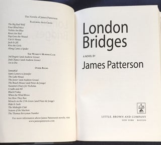 LONDON BRIDGES; A Novel by James Patterson