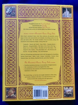 THE ANNOTATED CLASSIC FAIRY TALES; Edited, with an Introduction and Notes by Maria Tatar / Translations by Maria Tatar / Little Red Riding Hood / Beauty and the Beast / Jack and the Beanstalk / Bluebeard and many more
