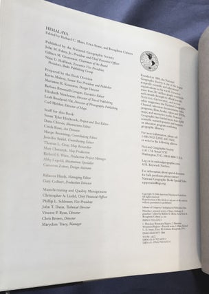 HIMALAYA; Personal Stories of Grandeur, Challenge, and Hope / Foreword by His Holiness the Dalai Lama, Preface by Jimmy Carter, Epilogue by Sir Edmund Hillary