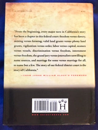 THE COURT THAT TAMED THE WEST; From the Gold Rush to the Tech Boom / Foreword by Judge William Alsup