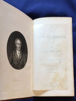 Item #7012 THE LIFE OF GOETHE; By George Henry Lewes. George Henry Lewes