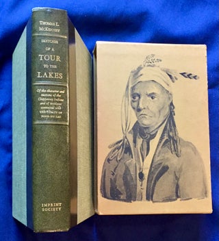 Item #7015 SKETCHES OF A TOUR TO THE LAKES; of the character and customs of the Chippeway...