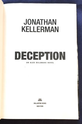 DECEPTION; An Alex Delaware Novel