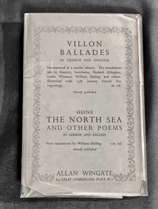 RONSARD LYRICS; Translated by William Stirling / Chosen by Mervyn Savill