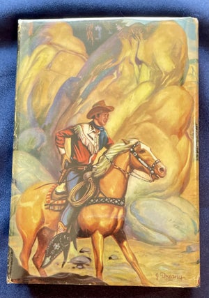 ROY ROGERS AND THE BANDITS OF SAWTOOTH RIDGE; An original story featuring Roy Rogers famous motion picture star as the hero / By Snowdon Miller / Illustrated by Henry E. Vallely / Authorized Edition
