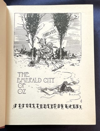 THE EMERALD CITY OF OZ; By L. Frank Baum / Illustrated by John R. Neill