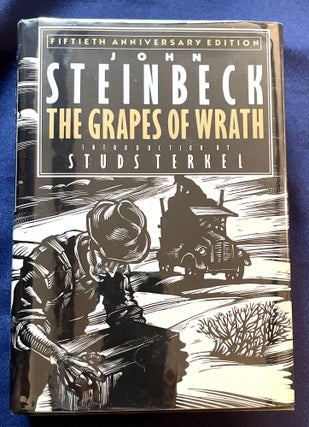 Item #7187 THE GRAPES OF WRATH; Introduction by Studs Terkel. John Steinbeck