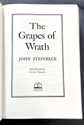 THE GRAPES OF WRATH; Introduction by Studs Terkel