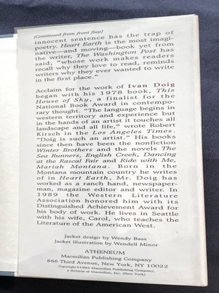 HEART EARTH; Ivan Doig