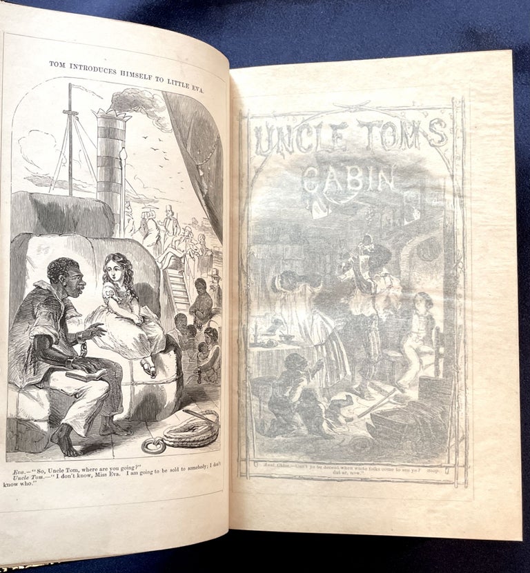 Item #7201 UNCLE TOM'S CABIN; Or Negro Life in the Slave States of America / By Harriet Beecher Stowe / with Forty Engravings. Mrs. Harriet Beecher Stowe.