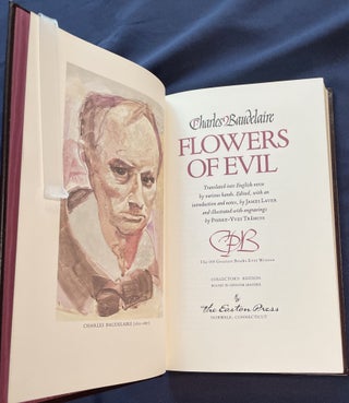 Item #7270 THE FLOWERS OF EVIL; Translated into English verse by various hands. Edited, with an...