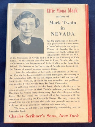 MARK TWAIN IN NEVADA; By Effie Mona Mack / Illustrated