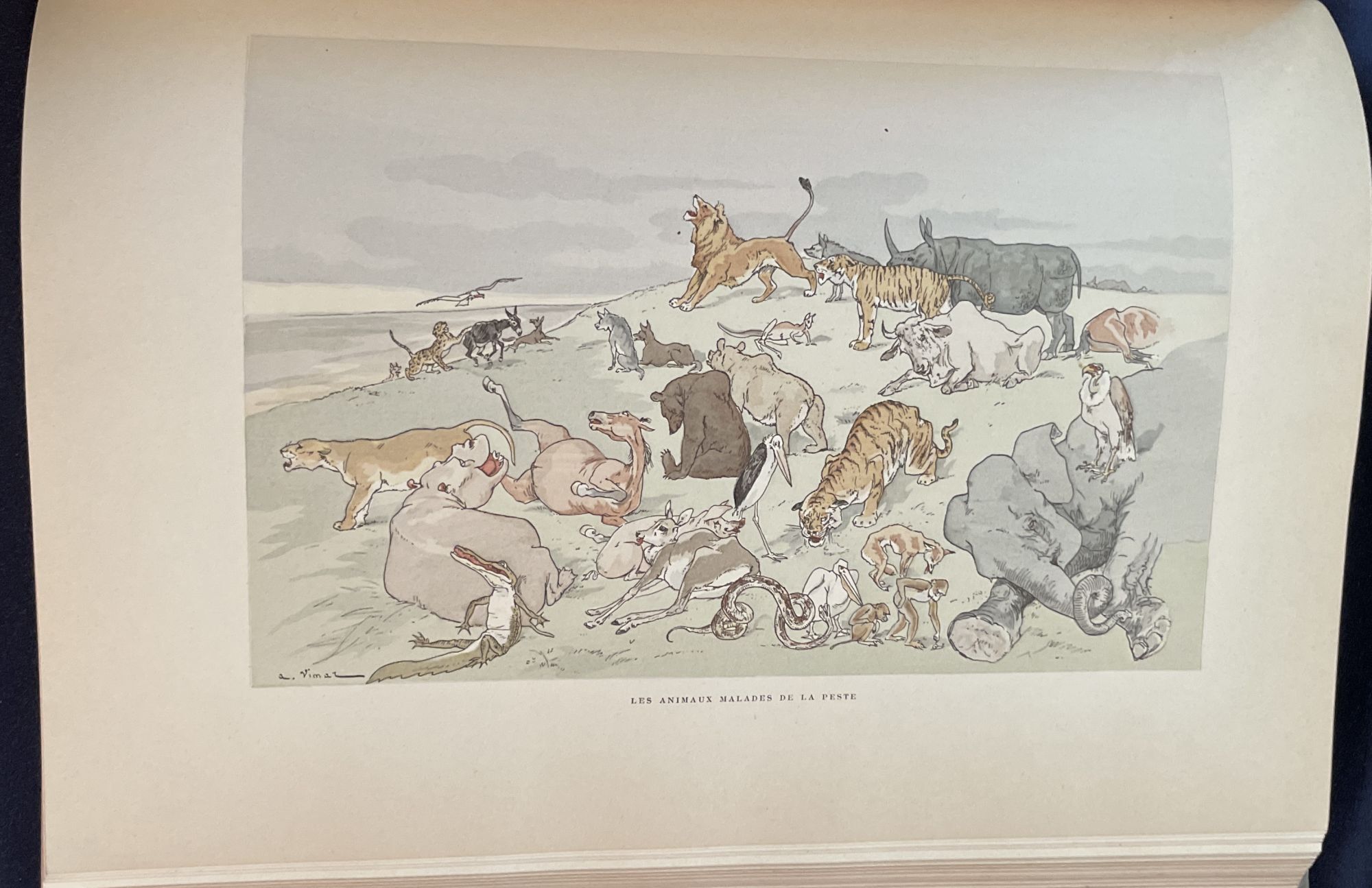 FABLES DE JEAN DE LA FONTAINE; Illustrations de Vimar | Jean de la La