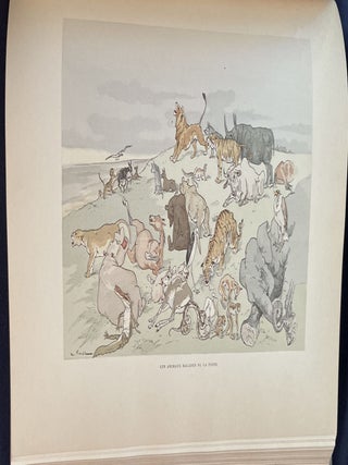 FABLES DE JEAN DE LA FONTAINE; Illustrations de Vimar