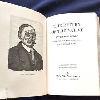 THE RETURN OF THE NATIVE; By Thomas Hardy / with an introduction by John Bayley / and wood engravings by Agnes Miller Parker