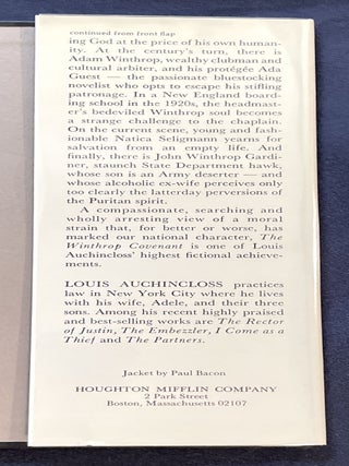 THE WINTHROP COVENANT