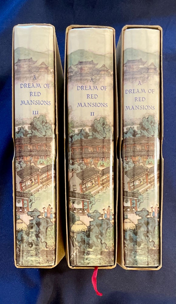 Item #7557 A DREAM OF RED MANSIONS; Volumes I - III / Tsao Hsueh-Chin and Kao Ngo [Translated by Yang Hsien-yi and Gladys Yang]]. Tsao Hsueh-Chin, Kao Ngo.