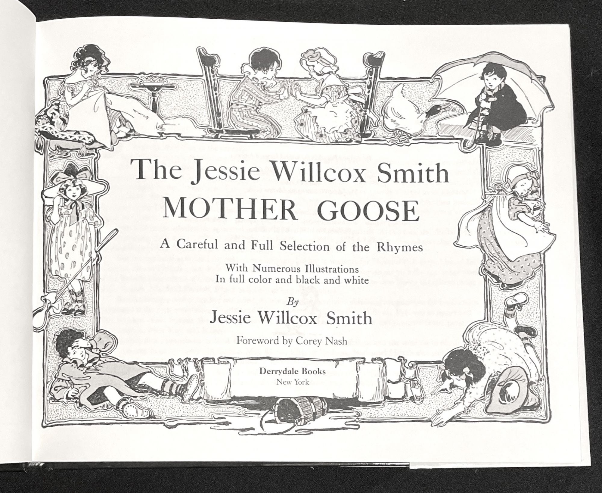 THE JESSIE WILCOX SMITH MOTHER GOOSE:; A Careful and Full Selection of the  Rhymes with Numerous Illustratoins in full color and black and white |  Jessie Wilcox Smith | First Edition