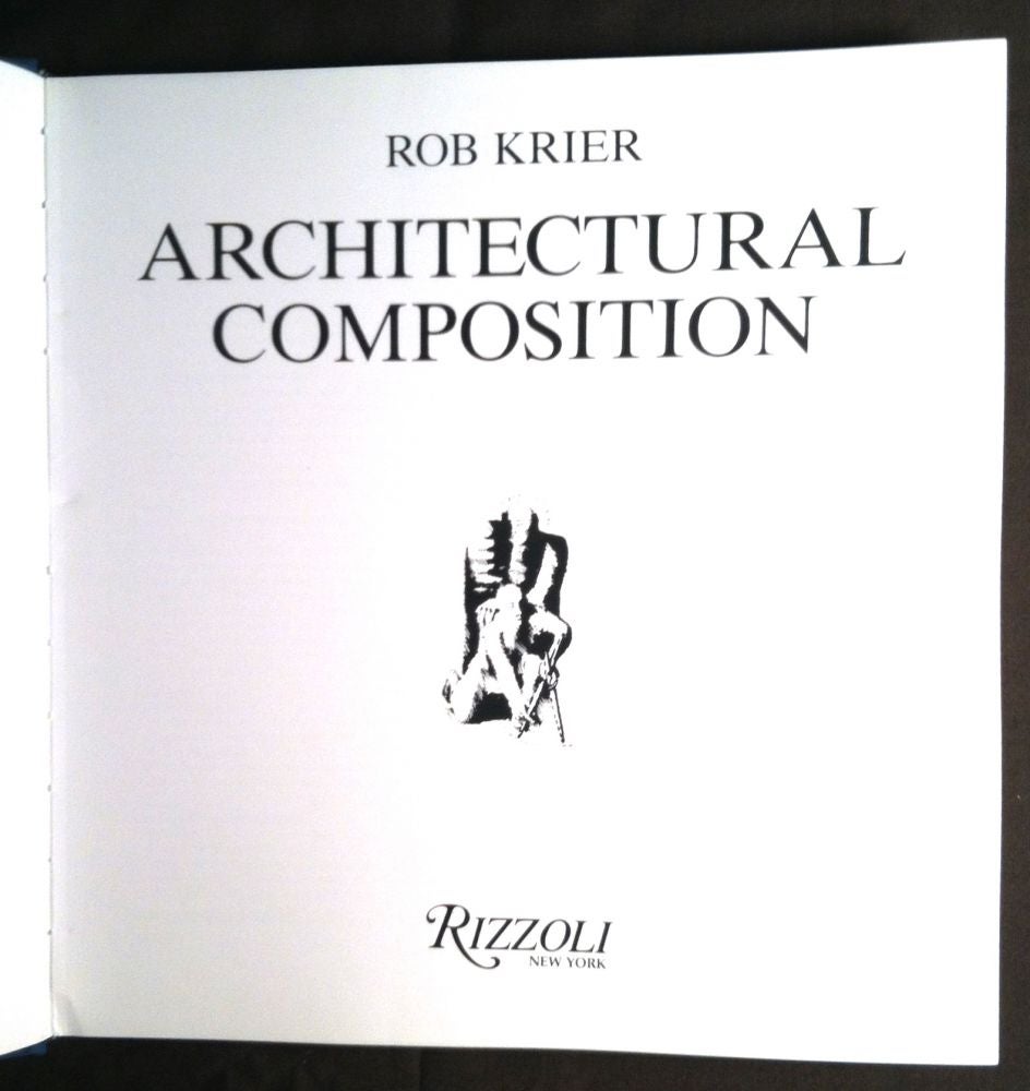 ARCHITECTURAL COMPOSITION by Rob Krier on Borg Antiquarian